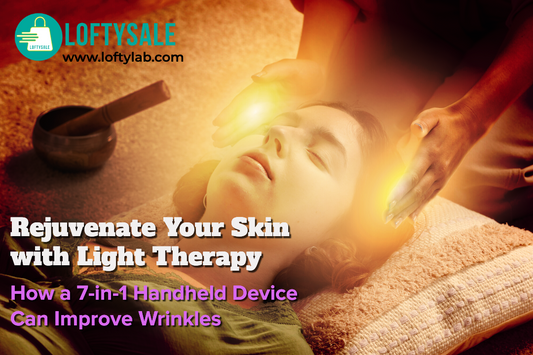 Rejuvenate Your Skin with Light Therapy: How a 7-in-1 Handheld Device Can Improve Wrinkles