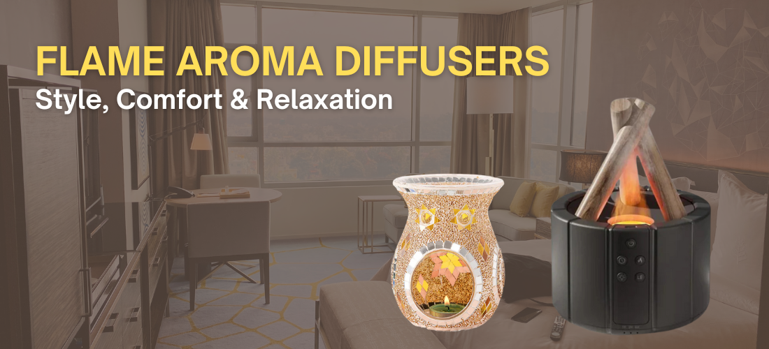 Flame Aroma Diffusers: Style, Comfort & Relaxation