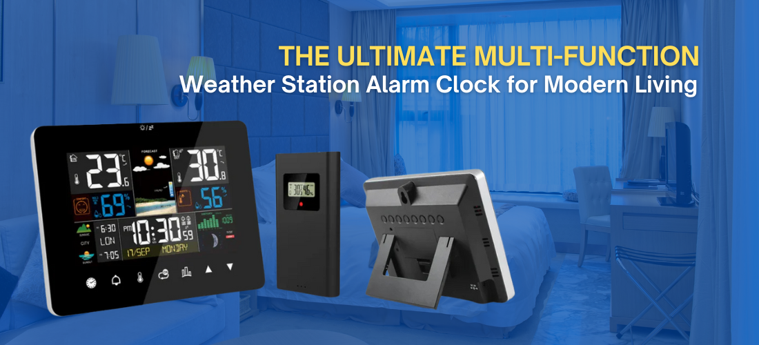 The Ultimate Multi-Function Weather Station Alarm Clock for Modern Living