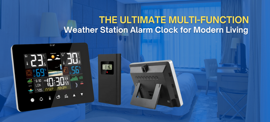 The Ultimate Multi-Function Weather Station Alarm Clock for Modern Living