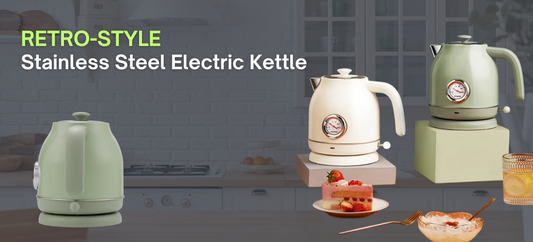 Retro-Style Stainless Steel Electric Kettle: The Best Choice for Modern Kitchens