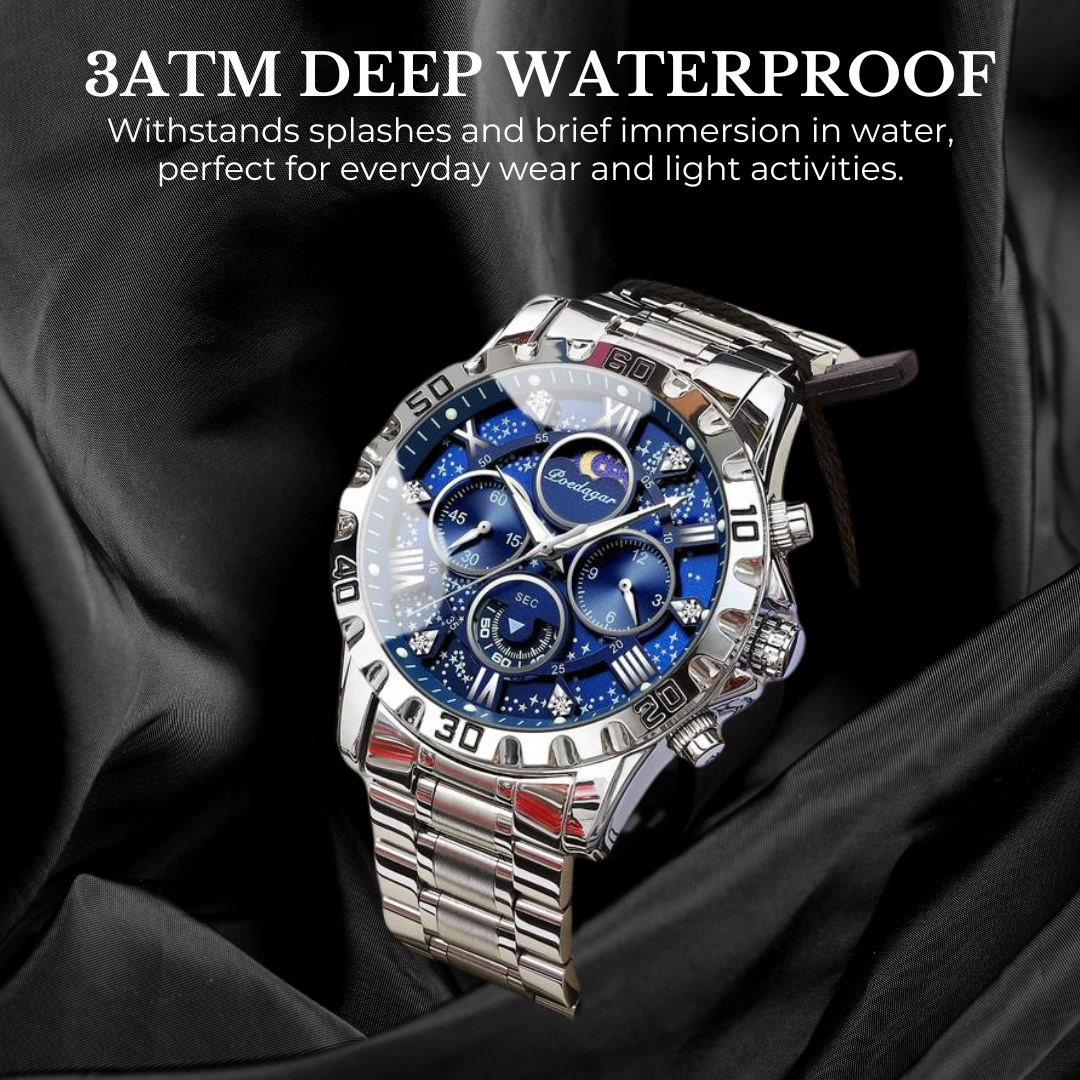 Original Luxury POEDAGAR Men's Quartz Sports Watch