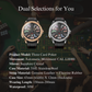 Lucky Harvey Funny Play Three Card Poker Design Mechanical Watch for Men Automatic Moving Doll Movement Wristwatches with Games