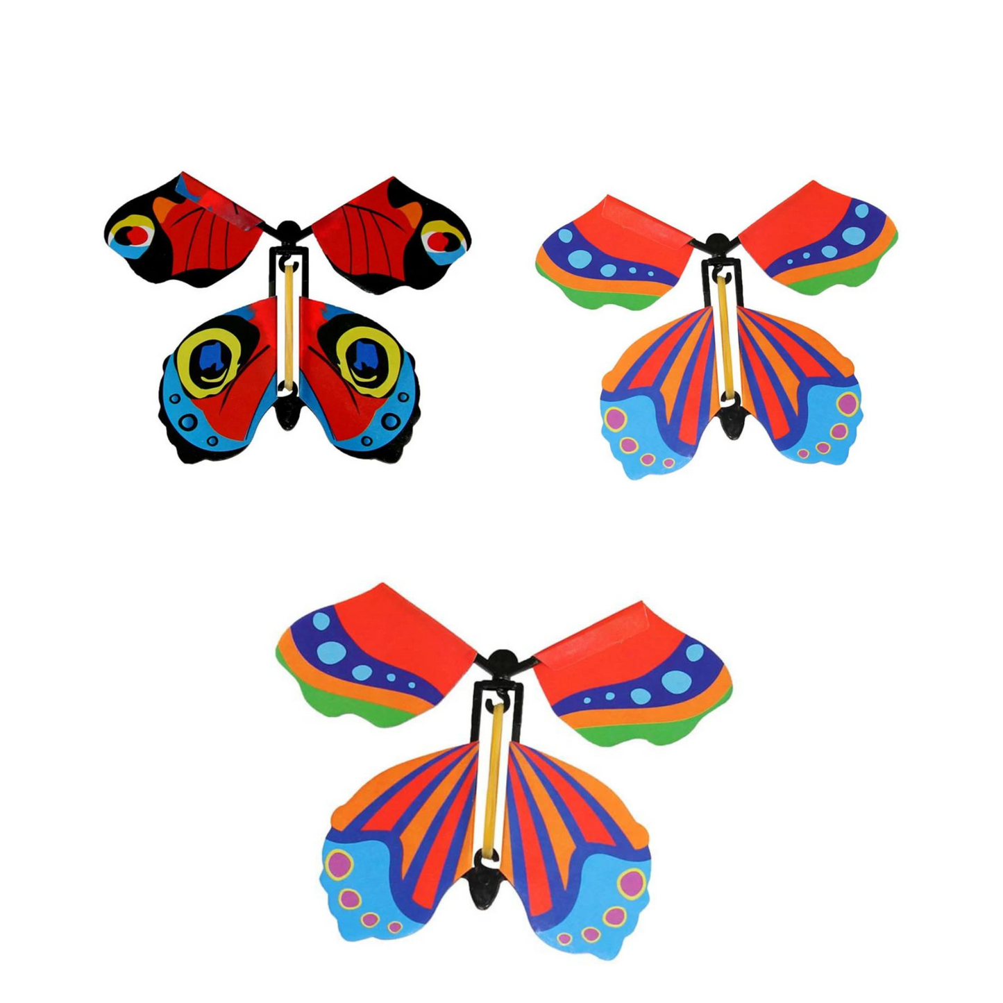 Surprise with 1-30 Random Color Flying Butterfly Bookmarks! Perfect for parties and unique gifts.