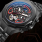 Luxury Tourbillon Mechanism Watch Self Winding Waterproof All Mechanical