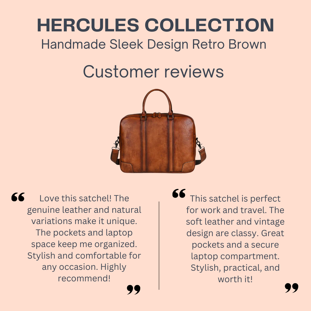 Genuine Leather Men Briefcase Handmade Unique Style Natural Cowhide Vintage Casual Computer Bag Fashion Crossbody Bag For 15 Inch Laptops