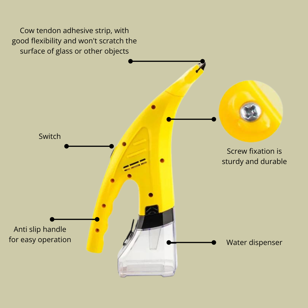 Handheld Window Cleaner Glass Washer Fully Automatic Portable Cleaner Suitable For Shower Mirror Glass and Countertop