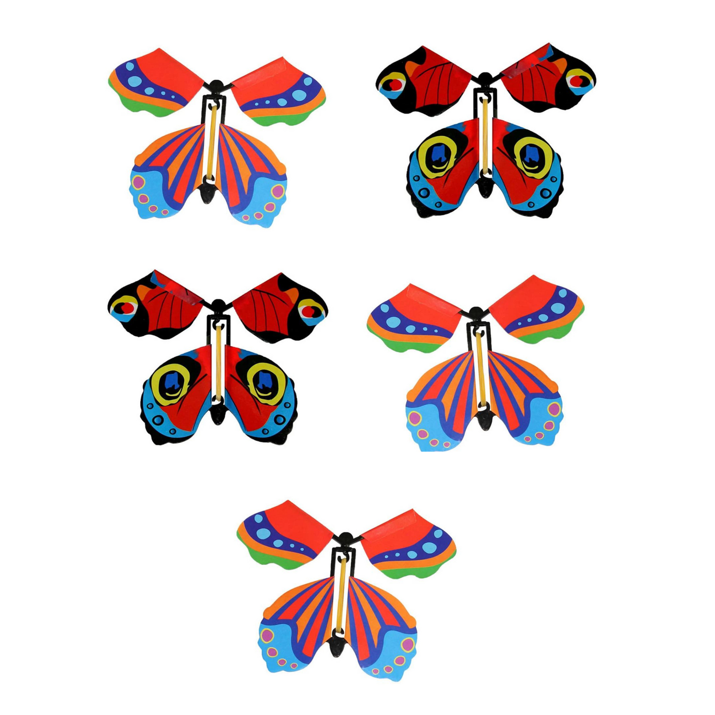 Surprise with 1-30 Random Color Flying Butterfly Bookmarks! Perfect for parties and unique gifts.