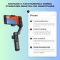 AOCHUAN 3-Axis Handheld Gimbal Stabilizer SmartXE for Smartphone for iPhone Android AI Face Tracking TikTok Vlog