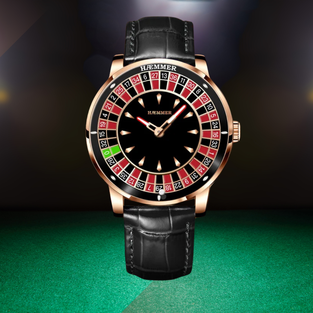 Revolving Roulette Luxury Casino Watch