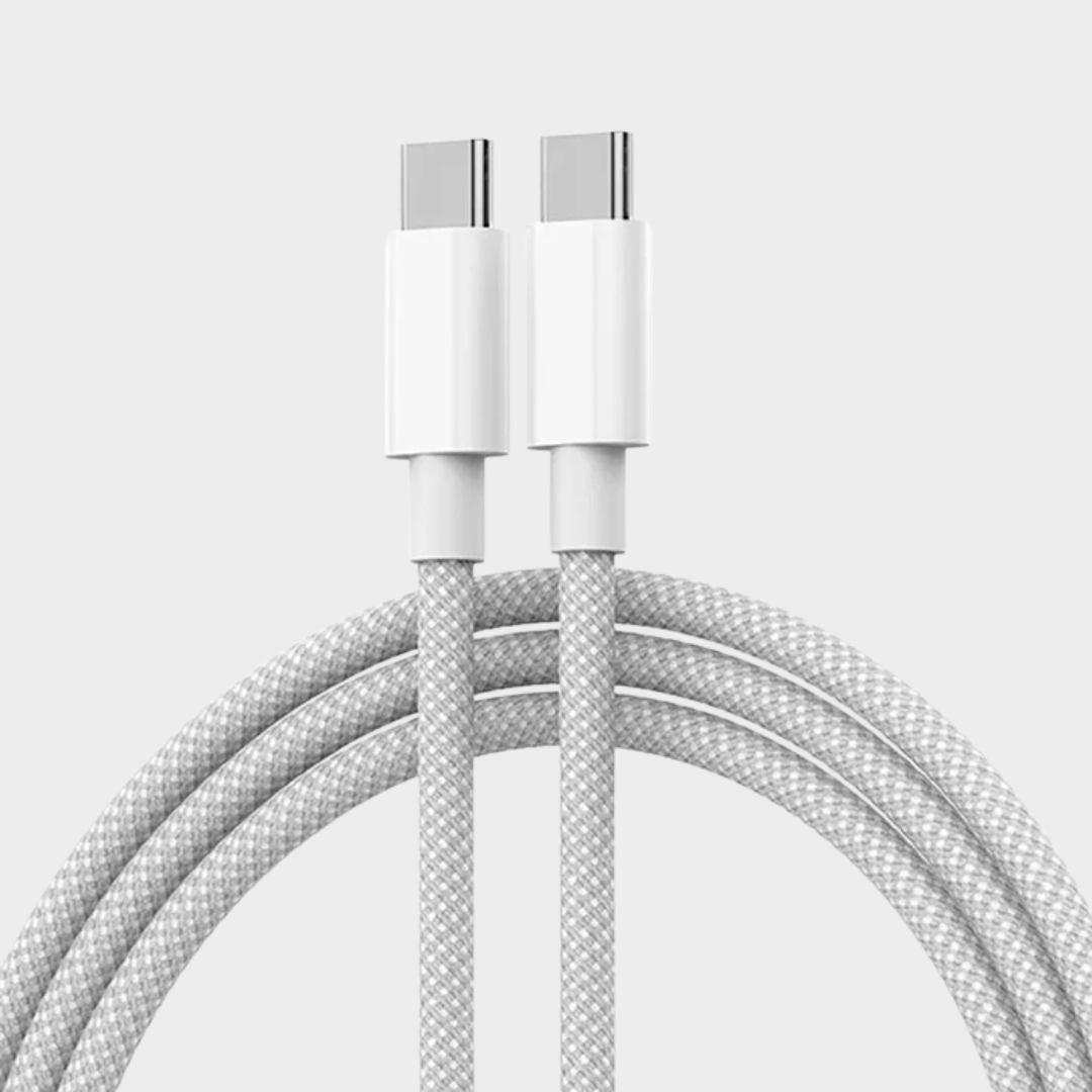 Usb C to Type C Fast Charging PD 60W Mobile Phone Date Cable For Iphone15 Android Samsung Huawei Type C Braided Charger Cable