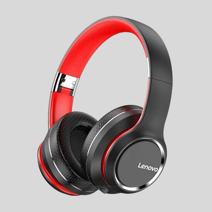 Lenovo HD200 Over-Ear Bluetooth Headphones – Foldable Wireless Noise-Canceling HIFI Stereo Gaming Headset for Computers