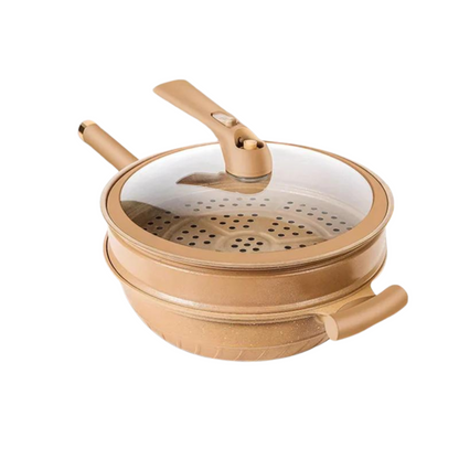 Best Non-Stick Pan with Integrated Steam Basket