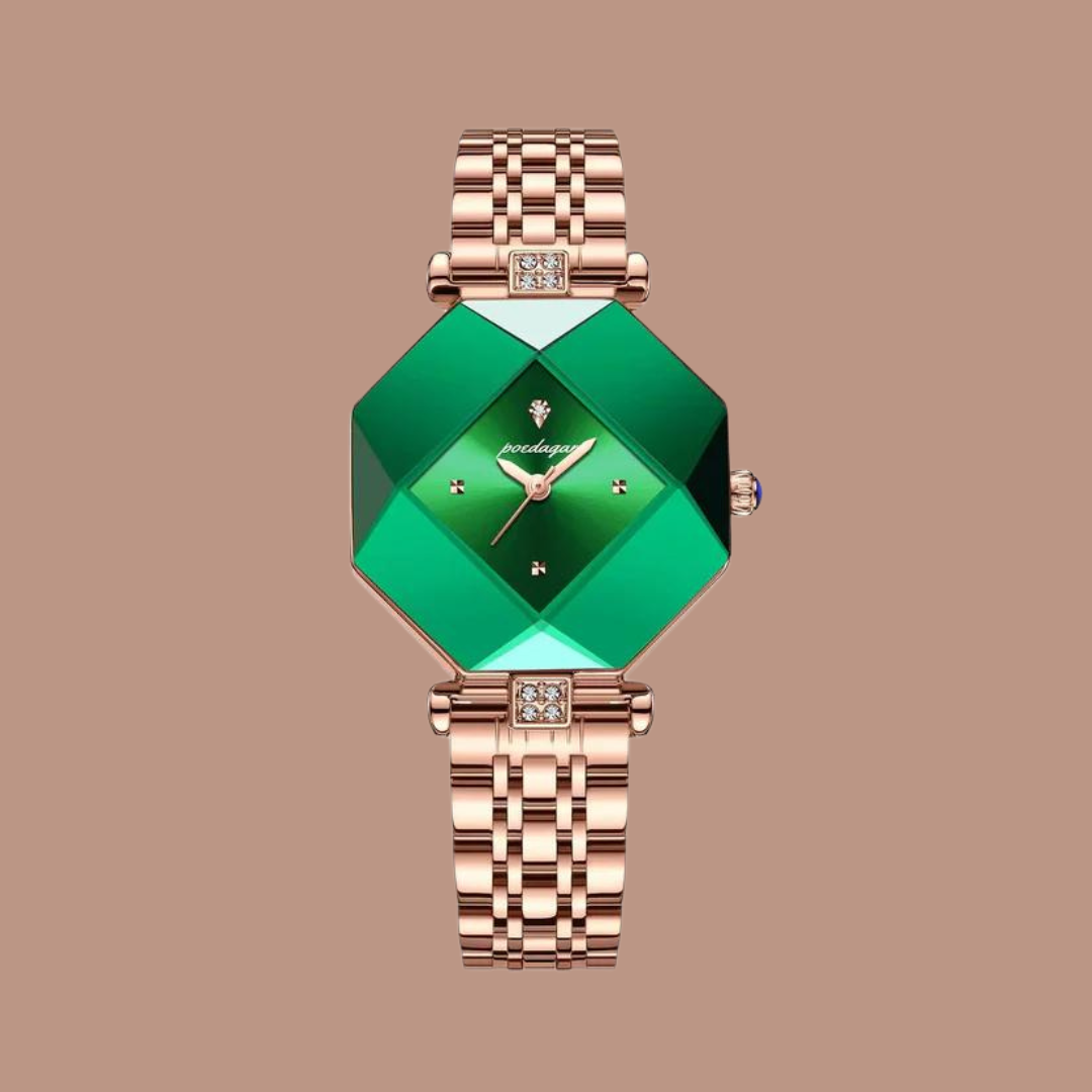 Original Luxury Green Diamond Women's Quartz Watch