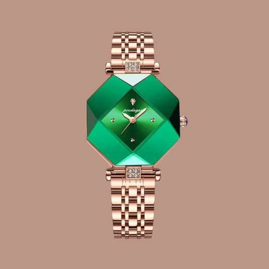 Original Luxury Green Diamond Women's Quartz Watch