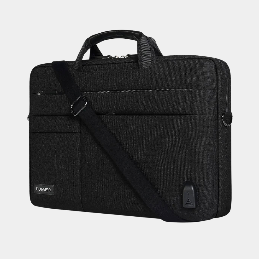 DOMISO Multi-Functional Laptop Sleeve Briefcase Messenger Bag