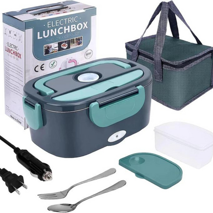 Portable Electric Lunch Box Easy Food Warmer In Car Or Office Use