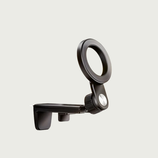 360° Rotating Magnetic Phone Clip Holder - Adjustable Car Headrest Mount for Magsafe iPhone 15/14/13