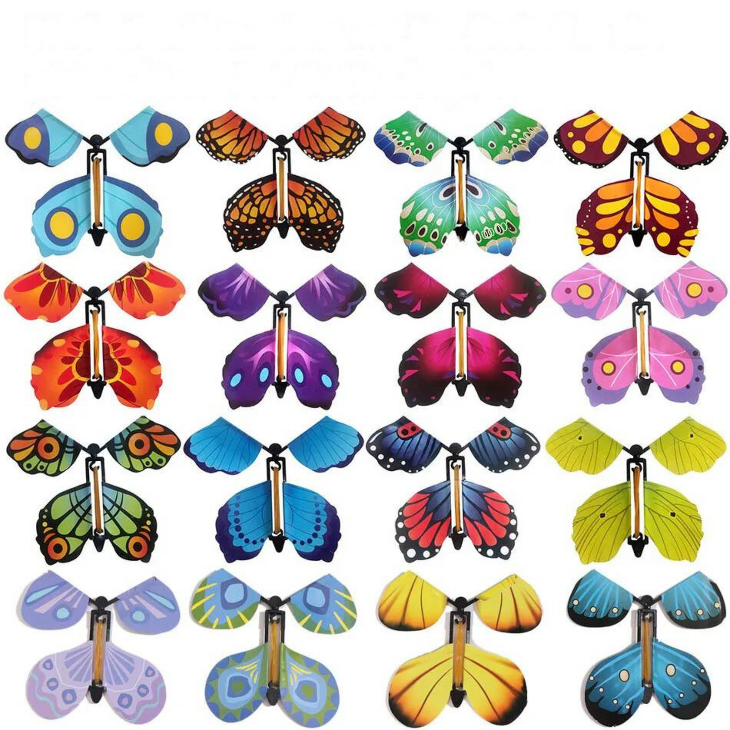 Surprise with 1-30 Random Color Flying Butterfly Bookmarks! Perfect for parties and unique gifts.