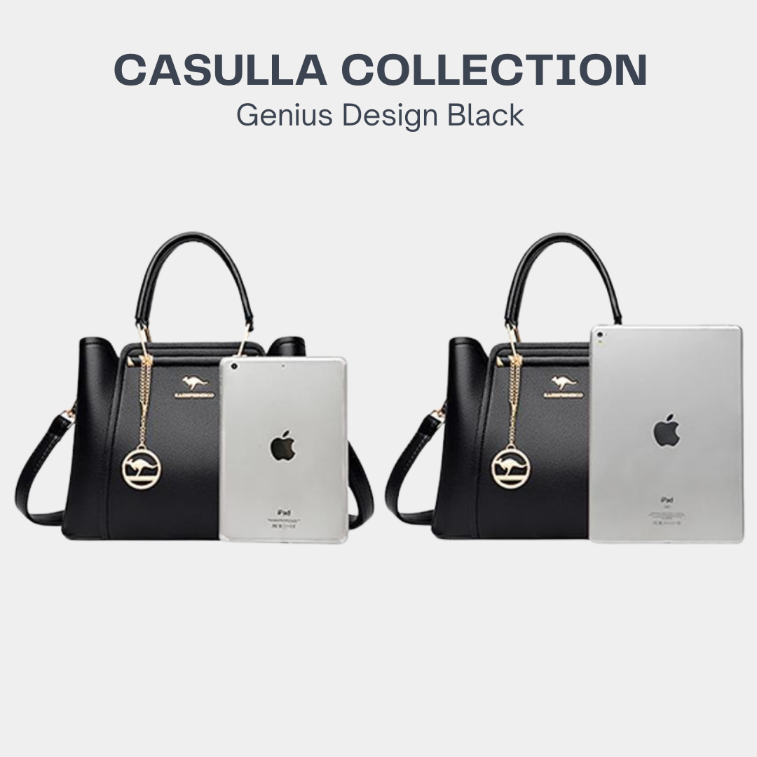 Genius Design Luxury Leather Shoulder Handbag