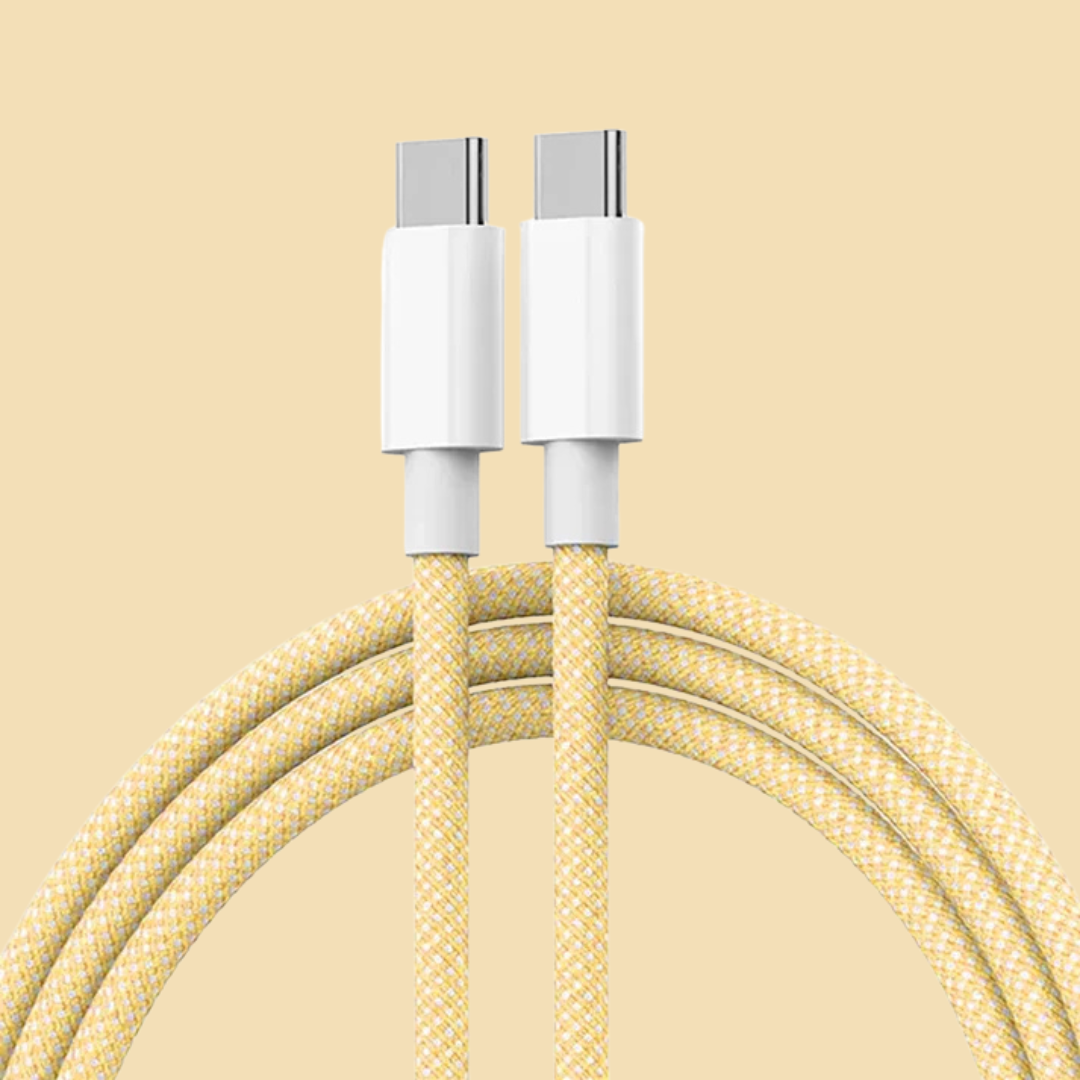 Usb C to Type C Fast Charging PD 60W Mobile Phone Date Cable For Iphone15 Android Samsung Huawei Type C Braided Charger Cable