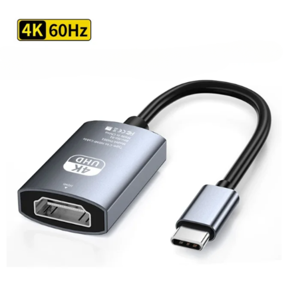 USB-C to HDMI Adapter Converter 4K 60Hz 30Hz for MacBook Lenovo Laptop Phone to TV Cable