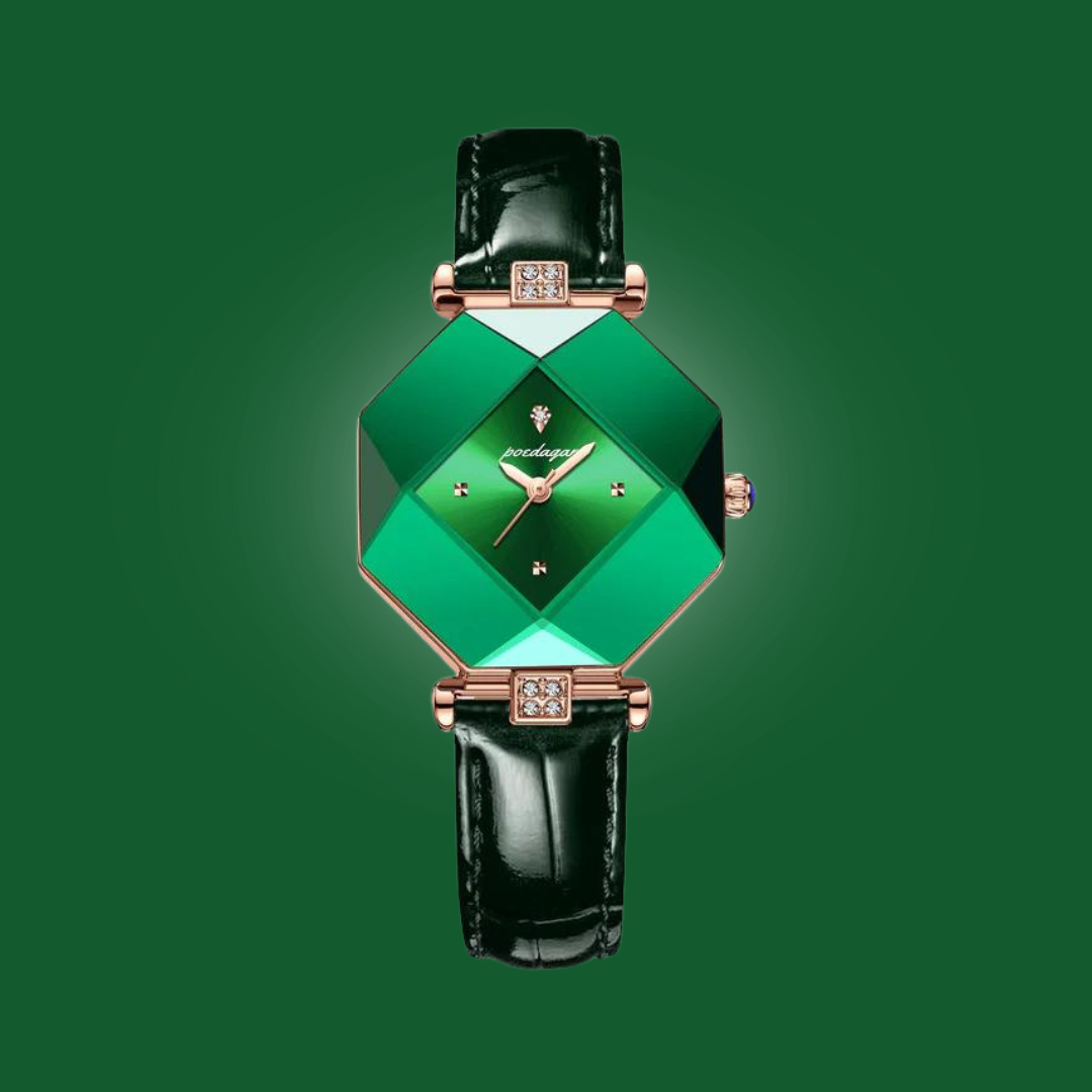 Original Luxury Green Diamond Women's Quartz Watch