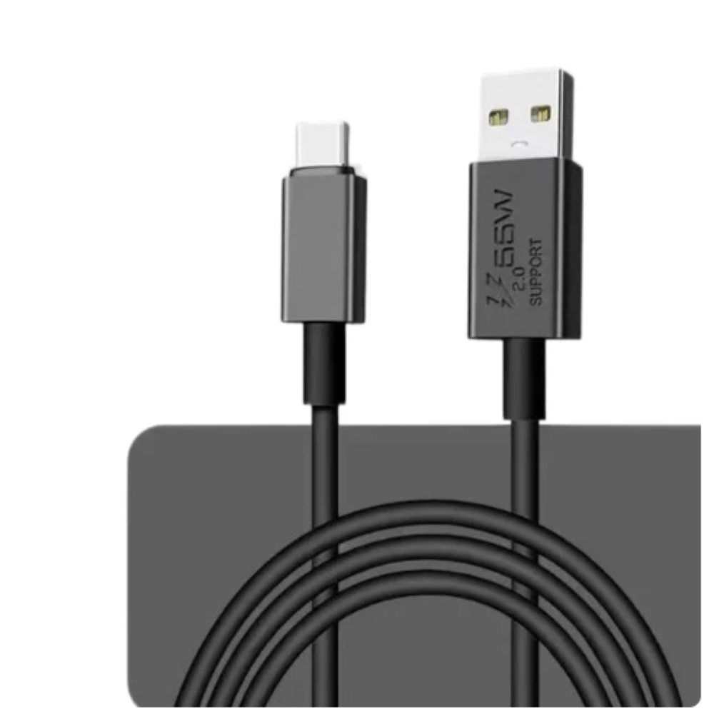 USB-A to Type-C 66W 3A Fast Charging Long Cable for Android, iPad, External SSD, and Other USB-to-Type-C Devices