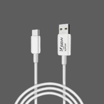 USB-A to Type-C 66W 3A Fast Charging Long Cable for Android, iPad, External SSD, and Other USB-to-Type-C Devices