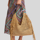 Luxury Hollow-Out Hobo Bag for Women: Spacious Tassel Straw Beach Purse