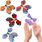 Surprise with 1-30 Random Color Flying Butterfly Bookmarks! Perfect for parties and unique gifts.