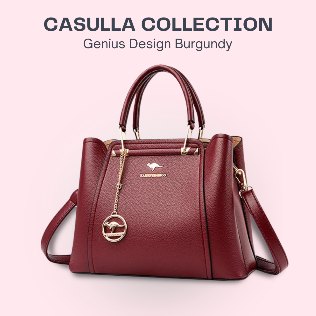 Genius Design Luxury Leather Shoulder Handbag