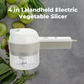 Multifunctional Household Electric Garlic Processing Machine Handheld Electric Vegetable Slicer USB Rechargeable Kitchen Tools