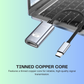 USB-C to HDMI Adapter Converter 4K 60Hz 30Hz for MacBook Lenovo Laptop Phone to TV Cable