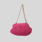 Summer Straw Crossbody Bags for Women - Luxury Crochet Raffia Shoulder Bag, Designer Clutch Purse, Handcrafted Ladies Handbags