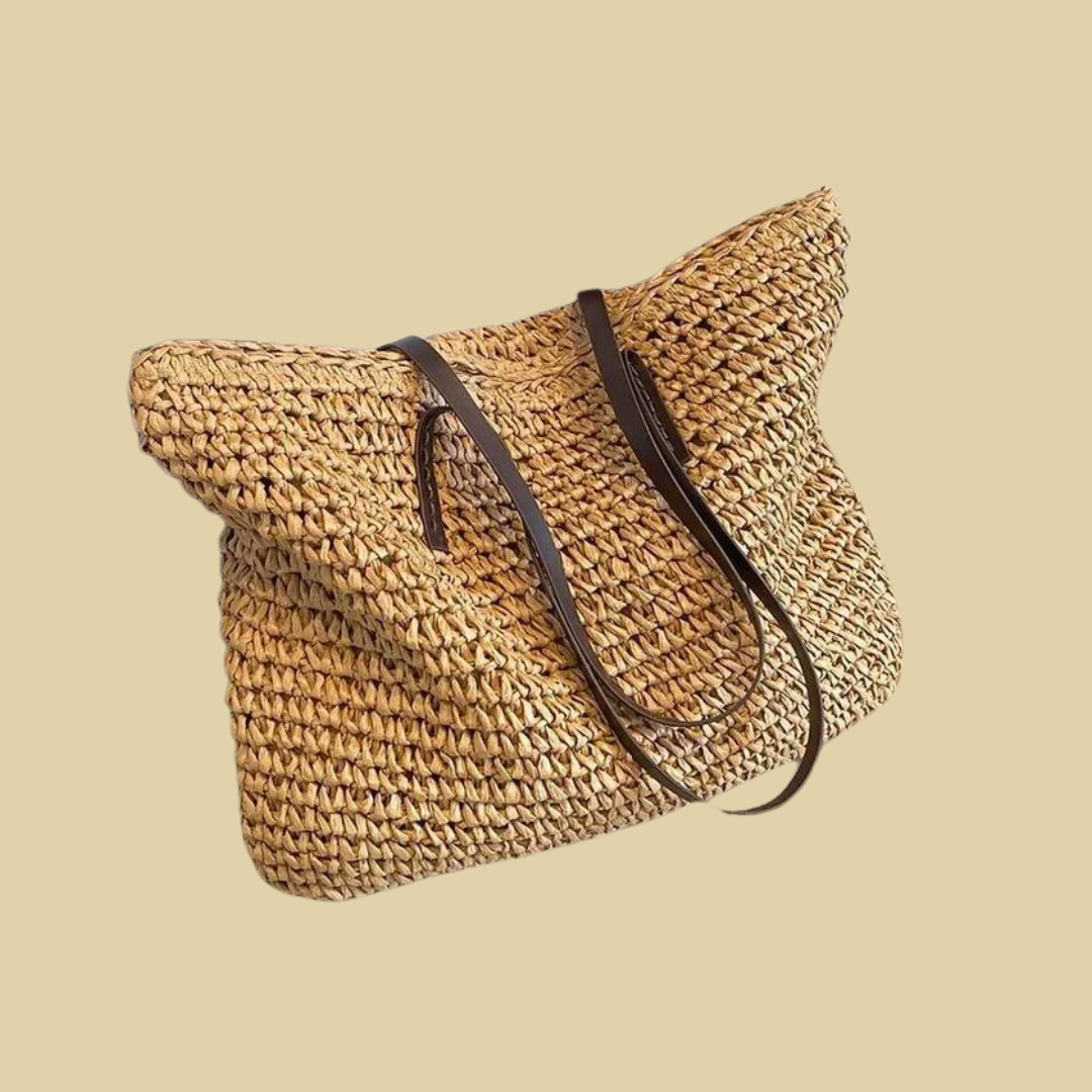 Summer Luxury Women's Bag: Hot-Selling Grass Woven Fashion Shoulder Bag with Large Capacity for Leisure