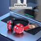 Lenovo HD200 Over-Ear Bluetooth Headphones – Foldable Wireless Noise-Canceling HIFI Stereo Gaming Headset for Computers