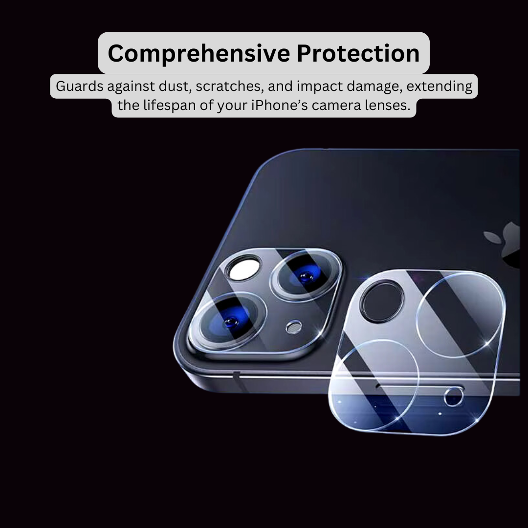 Camera Lens Protector for iPhone 11-16 Pro Max: Glass Cover & Protection Film for iPhone 15, 14, 13 Pro Accessories