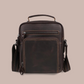 JOYIR New Genuine Leather Men's Vintage Handbag: Small Flap Shoulder Bag for Casual Office, Fashion Crossbody Bag