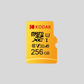 Kodak Genuine Micro SD Card - 32GB, 64GB, 128GB, 256GB, Class 10, with SD Adapter for Phones, Tablets, Cameras, and GoPro