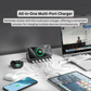 High-Power GaN USB-C Wireless Charger Stand with Multiple Ports – Fast Charging for Mobile Phones