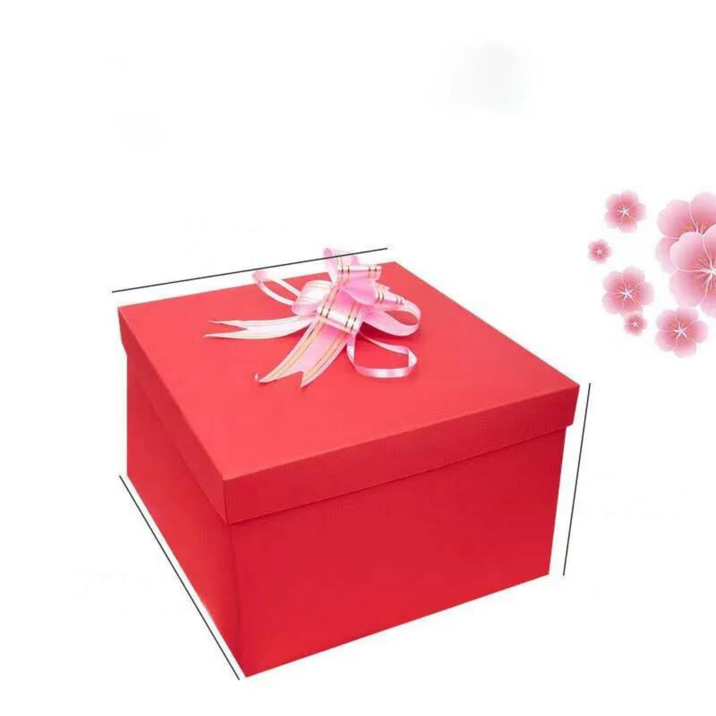 Handmade Explosion Surprise Box for Birthday, Anniversary, Valentine's Day, or Wedding with DIY Assembly and Snacks.