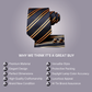 Hi-Tie Luxury Silk Business Tie