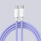 Usb C to Type C Fast Charging PD 60W Mobile Phone Date Cable For Iphone15 Android Samsung Huawei Type C Braided Charger Cable