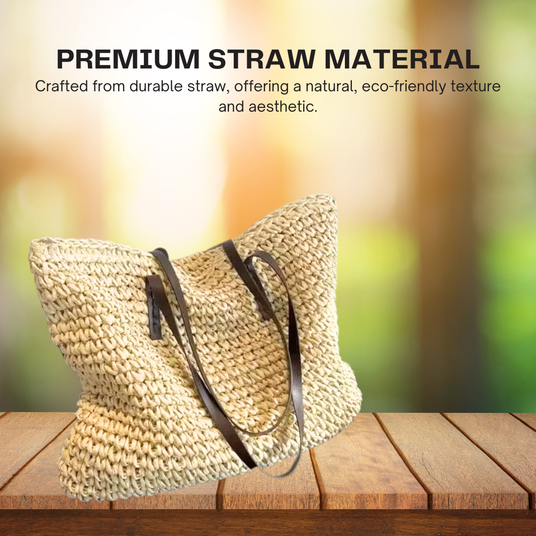 Summer Luxury Women's Bag: Hot-Selling Grass Woven Fashion Shoulder Bag with Large Capacity for Leisure