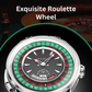 Lucky Harvey European Roulette Game Dial Mechanical Watches for Men Automatic Movement Sapphire Funny Dial Design Party Watch