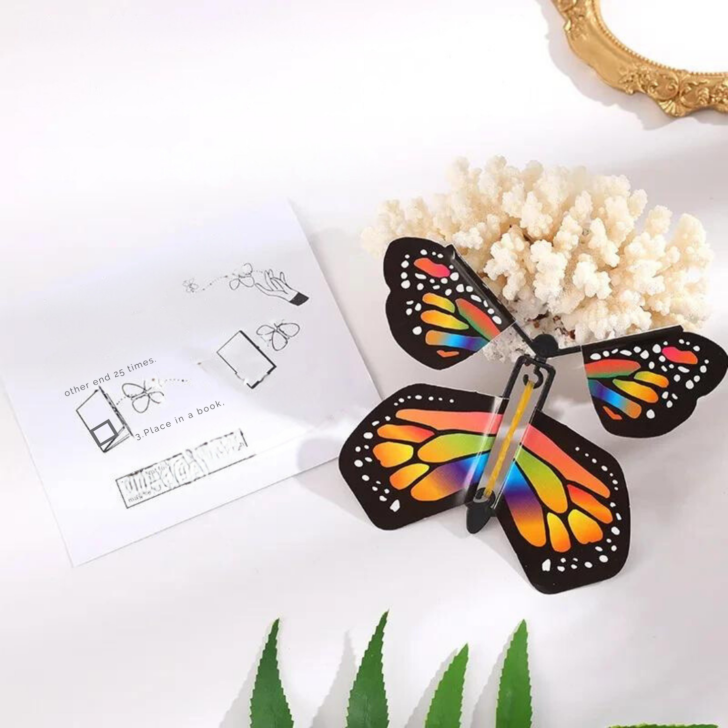 Surprise with 1-30 Random Color Flying Butterfly Bookmarks! Perfect for parties and unique gifts.