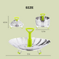 9-Inch Stainless Steel Lotus Steaming Tray: Mesh Steamer Rack for Cooking and Cookware