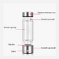 Portable & Rechargeable 450ml Alkaline Hydrogen Rich Water Generator Bottle