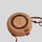 Women's Handmade Straw Rattan Bag – Square and Round Styles, Boho Woven Beach Handbag for Summer